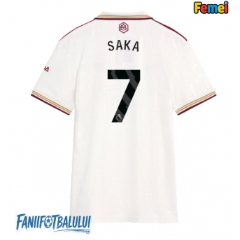 Arsenal Bukayo Saka #7 Tricou Fotbal Replică 2025-26 Femei Treilea